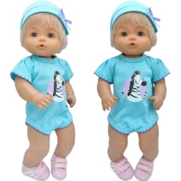 16 Inch Reborn Baby Doll Clothes for 35cm Nenuco Ropa Y Su Hermanita Doll Romper Accessories