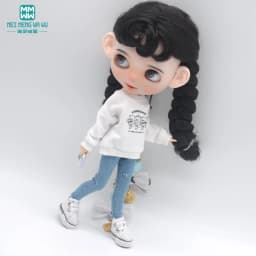 1pcs 28-30cm Blyth Doll Clothes Fashion Sportswear Suit for Blyth Azone OB23 OB24 Doll Accessories