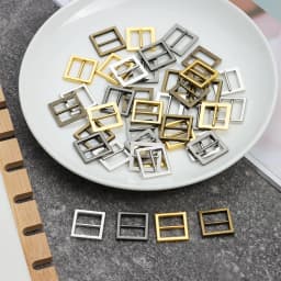 Newest 20Pcs Tri-glide Mini Buttons Metal Belt Buckle Doll Clothes Buttons Shoes Buckle For Blyth Doll Bags Clothing Accessory