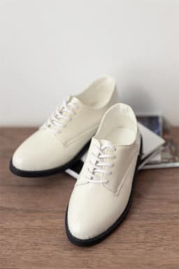BJD Doll Leather Shoes Boys Pointy Toe Matte Black Glossy Red White In Stock Toys Daily Lace-up Handsome BJD Doll Accessories