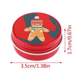 1:12 Dollhouse Miniature Christmas Cookies Biscuit Candy Gift Box Tin Box Model Home Living Scene Decor Toy