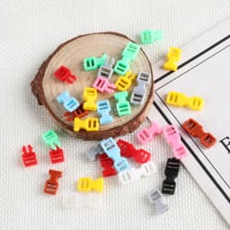 10pcs 4mm Mini Buckle Plastic Buckles Handmade Backpack Button Dog Collar Strap DIY Bracelet Outdoor Camping Webbing Asseccories