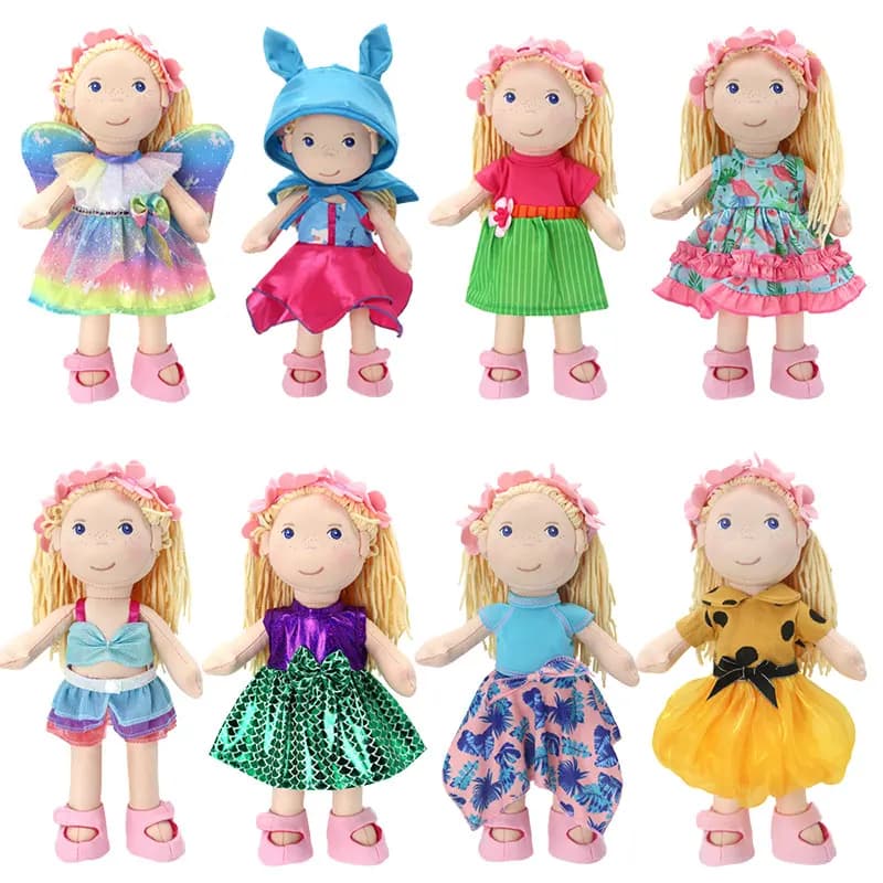 New lovely Doll Clothes Suit For Haba pacify doll Mali girl 30cm Doll Accessories,Children's best playmate