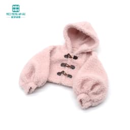Clothes for Doll Fashion Plush Hooded Jacket for 58-60cm 1/3 BJD Toy Ball Joint Doll DD DDL Doll Toys Gift