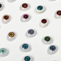 1Pair Oval Doll Eyes Realistic Half Round Craft Accessories Acrylic DIY Eyeballs Reborn Doll Eyes BJD Mini Easy Use Simulation
