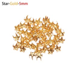 50Pcs Star/Heart Shape Bags Buckle Mini Metal Buckles for DIY Doll Clothes 4/5/6mm Tiny Buttons Doll Clothing Accessories
