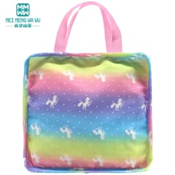 Fits15-18inch American Doll Toys New Born Doll Fashion Backpack, Quilt Cover, Blanket Gift
