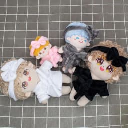 Cute Headband Pajamas For 10cm/15cm/20cm Doll Clothes Idol Doll Accessories Toys Sleep Clothes Bathrobe Bathrobe Birthday Gift