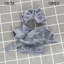 Cute Headband Pajamas For 10cm/15cm/20cm Doll Clothes Idol Doll Accessories Toys Sleep Clothes Bathrobe Bathrobe Birthday Gift
