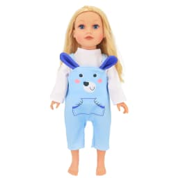 Baby New Born Clothes Fit 17 inch 43cm Dolls Accessories Doll Outfits Jumpsuits Rompers Suit For Baby Birthday Gift Clothes Suit