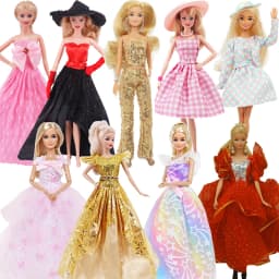Pretty Doll Longuette Evening Dress For Babi 30 CM Doll Clothes Accessories,Toys For Girls,Birthday Present Christmas Gift
