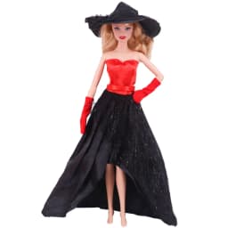 Pretty Doll Longuette Evening Dress For Babi 30 CM Doll Clothes Accessories,Toys For Girls,Birthday Present Christmas Gift