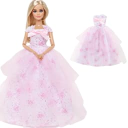 Pretty Doll Longuette Evening Dress For Babi 30 CM Doll Clothes Accessories,Toys For Girls,Birthday Present Christmas Gift