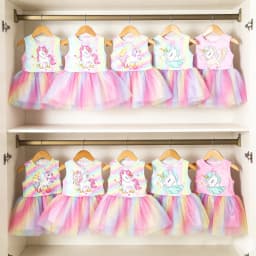 Lovely Cartoon Doll Accessories Dress Outfit Unicorn Clothing Skirt For 43Cm Rebirth Doll 18Inch Baby Girl Doll DIY Toy Gifts