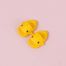 Pair Of 1:12 Dollhouse Miniature Things Cute Shark Slippers Doll Shoes Suit For Ob11 1/12 Bjd Doll Gsc DOD, YMY Doll Accessories