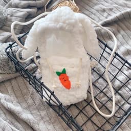 20cm Cotton Doll Outgoing Single Shoulder Crossbody Bag Doll Outgoing Carrying Bag Doll Accessories Toys for Girls