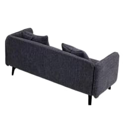 1:12 Dollhouse Wooden/Iron Fabric Double Single high-end Sofa Model Miniature Furniture Armchair Sofa Footstool Doll Decor Toy