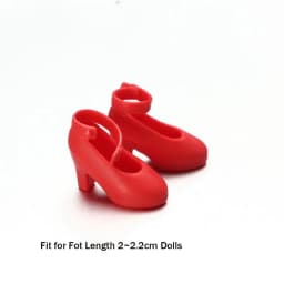 1Pair Doll Shoes Fashion Female Doll Boots Fit Foot Length 2cm Plastic Doll Multistyles Long Knees Boots Dolls Accessories