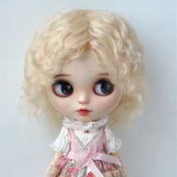 Fjusuns JD738 9-10inch 23-25cm 10-11inch 26-28cm Messy Baby Curly Soft Wave Mohair BJD Wigs QBaby Blythes Doll Accessories