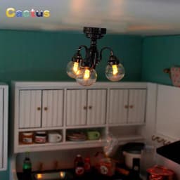 1PCS 1/6 1/12 Scale Dollhouse Lights Miniature LED Wall Sconce Lamp Battery Operated With ON/OFF Switch Lighting Accessories