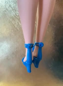 New styles toy shoes high heels flat foot shoes purple for your Tall and curvy BB dolls BBIAB1