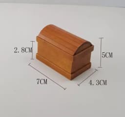 1:12 Miniature Dollhouse Furniture Model Play House Toy Cabinet Wooden Clamshell Desk New Diy Miniature Dollhouse Accessories