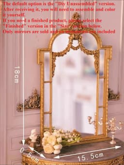 1/6 DollHouse Decoration Miniature Furniture Retro Court Sofa Floor Clock French Table Chair Baroque Piano Decoration Diy Gift