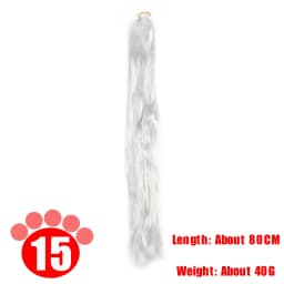 Rooting Doll Wigs Milk Silk Wigs Hair Transplant Hand-crocheted BJD/SD Doll Light Blue Gold Silver Black Doll Hair Accessories