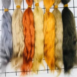 10 Grams / Bag 9 Colors Reborn Doll Mohair Wig DIY BJD OB11 Doll Reborn Baby Dolls Pure Mohair Black Gold Hair for Rebirth Doll