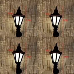 Dollhouse Miniature Wall Lamp LED Simulation Mini Street Light Toy Furniture For Dolls Children House Play For Scale Model