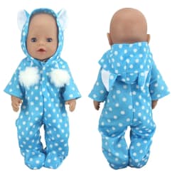 43 Cm Baby Doll Raincoat 18 Inch American Og Girl Doll Costume Girl Play Toys Clothes Wear Accessories