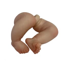 12inch Painted Bebe Reborn DIY Small Elf Kits Handmade Lifelike Cloth Body Newborn Lovely Elf Girl Dolls for Girls Reborn Ready