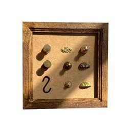 6PCS 1:12 1:6 Mini Pulls Handles DIY Dollhouse Drawer Cabinet Door Handle Furniture Knobs Miniaturas Accessories Decorative Door
