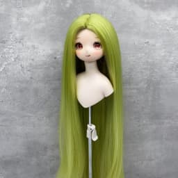 1/6 1/4 1/3 Doll's Wig for 30/45/60cm Bjd Doll High Temperature Silk Diy Girl Toys Dress Up Play House Doll Accessories, No Doll