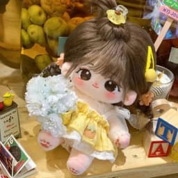 20cm Cute Plush Doll Cotton Plushies Toys Baby Clothes Dress Up Stuffed Customization Figure Toys Xmas Collection Gifts