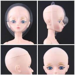 1/4 1/3 1/6 Head Cover Doll Face Make Up Protection Mask Bag Transparent Mask Acrylic for baby Azone Dollfie SD DD BJD