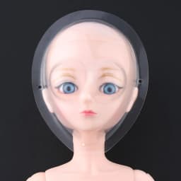 1/4 1/3 1/6 Head Cover Doll Face Make Up Protection Mask Bag Transparent Mask Acrylic for baby Azone Dollfie SD DD BJD