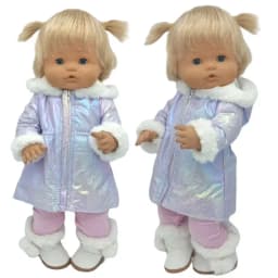 Baby Dolls Clothes Set 40Cm Doll Clothing Ropa Y Su Hermanita Accessories