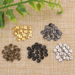 20Pcs Metal Doll Buttons For Doll Clothes Sewing Accessories Round Mini Buttons 3/4/5/6mm For 1/12 1/6 Diy Doll Clothing Buckles