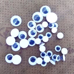 100pcs/Box DIY Safety Wiggly Googly Eyes Stickers Self Adhesive For Crafts Toys Black White Big Movable Doll Amigurumi