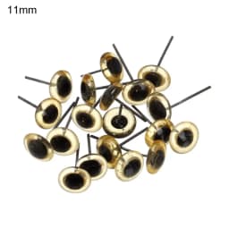 20/50Pcs Transparent Brown Doll Glass Eyes Noses Needle Felting Eyes For DIY Bears Animals Dolls Kids DIY Toys Accessories