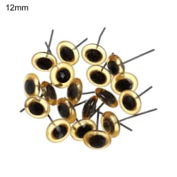 20/50Pcs Transparent Brown Doll Glass Eyes Noses Needle Felting Eyes For DIY Bears Animals Dolls Kids DIY Toys Accessories