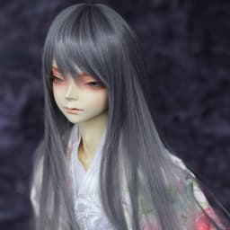 New Arrival 1/3 1/4 1/6 1/8 BJD Wig Ancient Cool Style Hair High Temperature Fiber Doll Wig Accessories