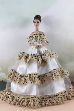 Handmade BABI Doll Clothes Dress Gown for 11.5 inch doll&body 1/6 #01