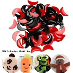 Cute Diy Doll Making Toy Accessories 10x26mm/18x10mm Doll Mouth Lips Chicken Animal Mouth Plastic Mouth Accessories
