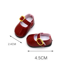 1 Pair BJD Shoes for Fat Body Dolls Feet Length 4cm 5cm 30cm Dolls Small Leather Shoes Sneakers Dolls Accessories Girls DIY Toys