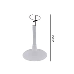 Practical Metal Doll Bracket Adjustable White Black Stand Holder Toy Store Display Toy Store Display Support Dollhouse Accessory