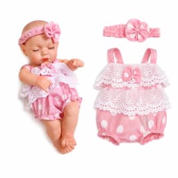 Yeezwood Doll Clothes for 12inch 30cm Reborn Doll Outfit Accessories Skirt Dress Sweater for Baby Dolls Toys Accessories Clothes