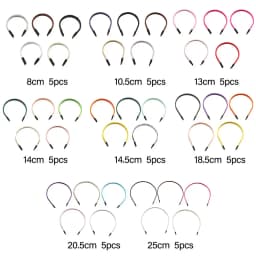 5pcs DIY Doll Head Band Parts for Doll Headband Materials Doll Hair Decoration Accessories 1/3 1/4 1/6 1/8 Doll Girl Gift