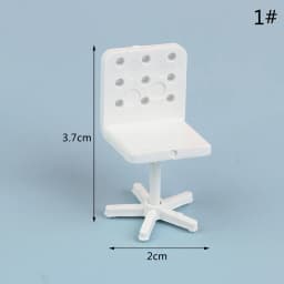 1:20 Dollhouse Simulation Small Sofa Stool Chair Furniture Model Toys Doll House Decor Furniture Toys Dollhouse Accessories